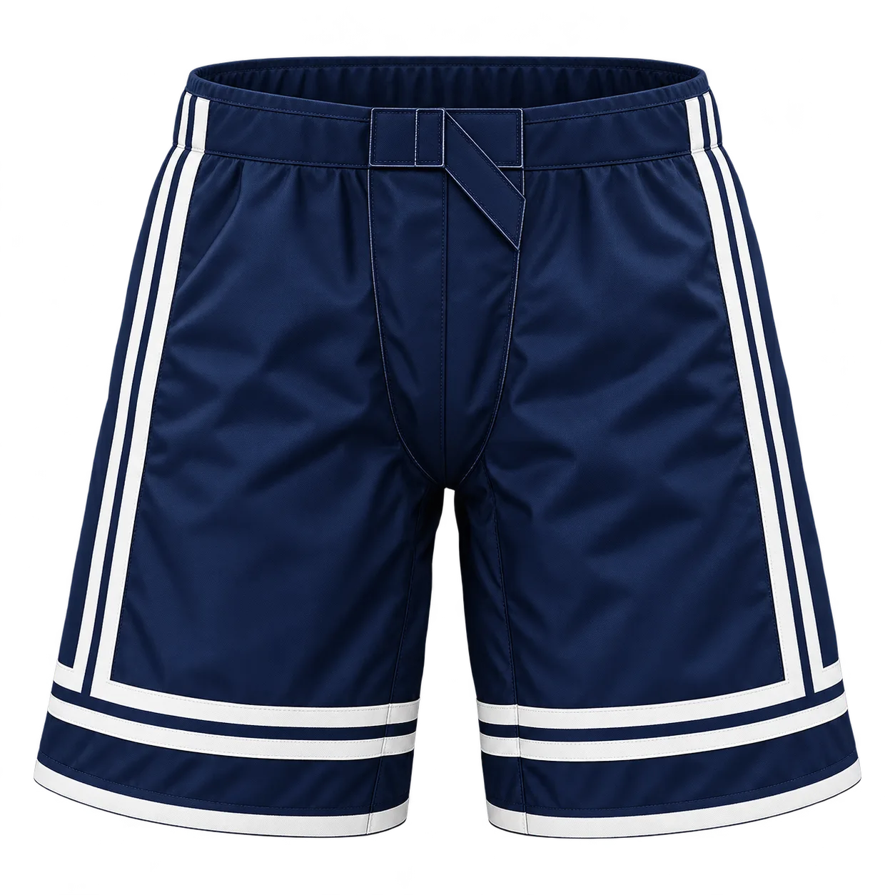 Navy shell pant panel style