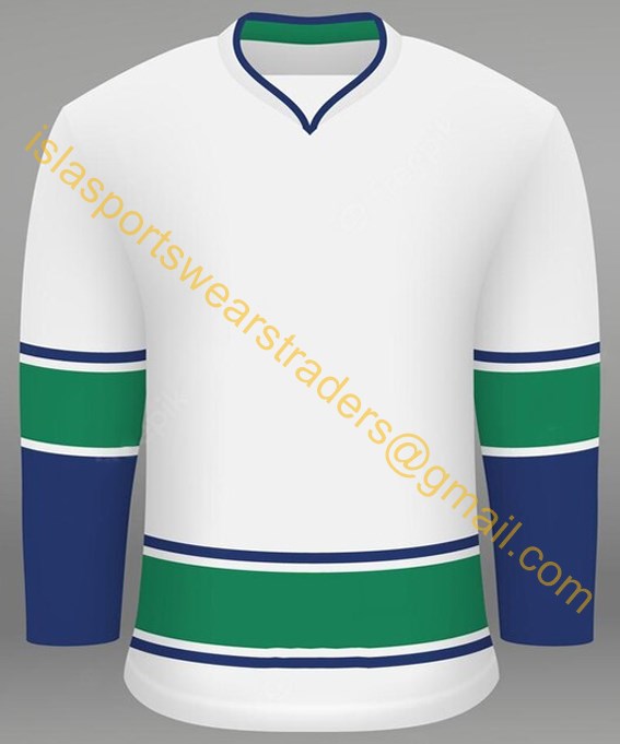 Customizable ice hockey jersey for team branding