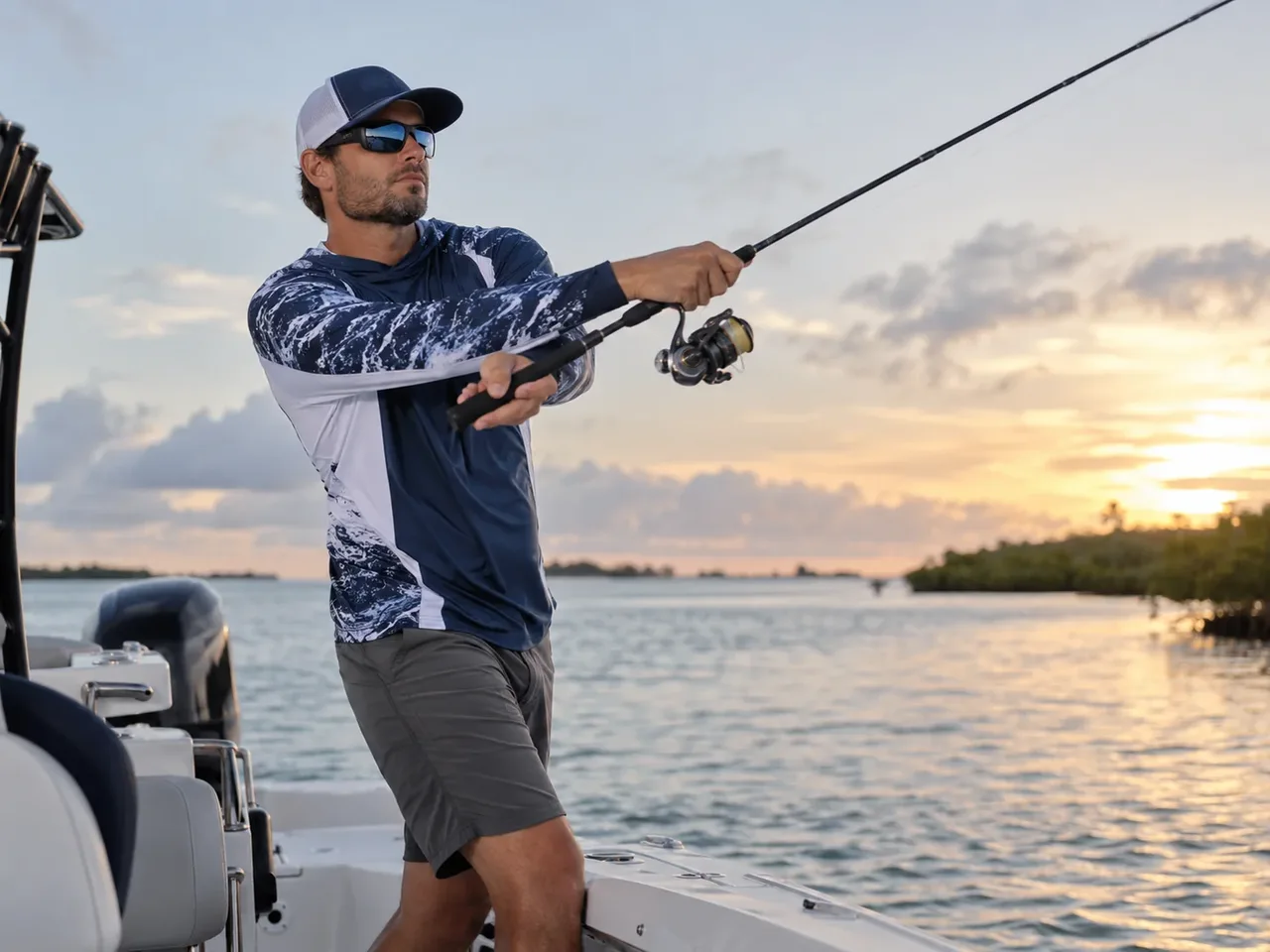 Fishing Wear athletes in action