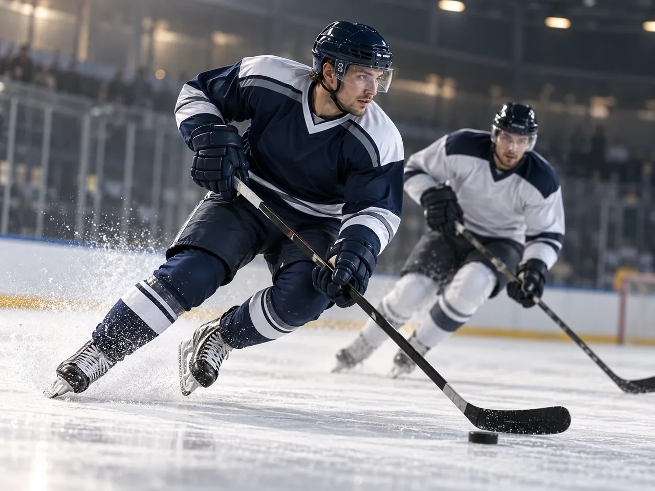 Ice Hockey athletes in action