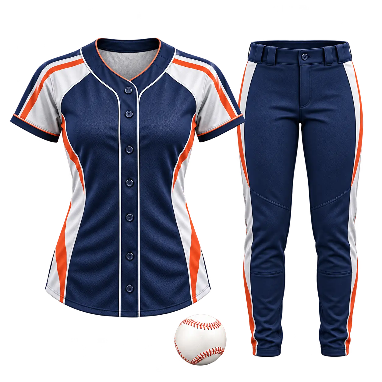 Softball Uniforms garment style reference